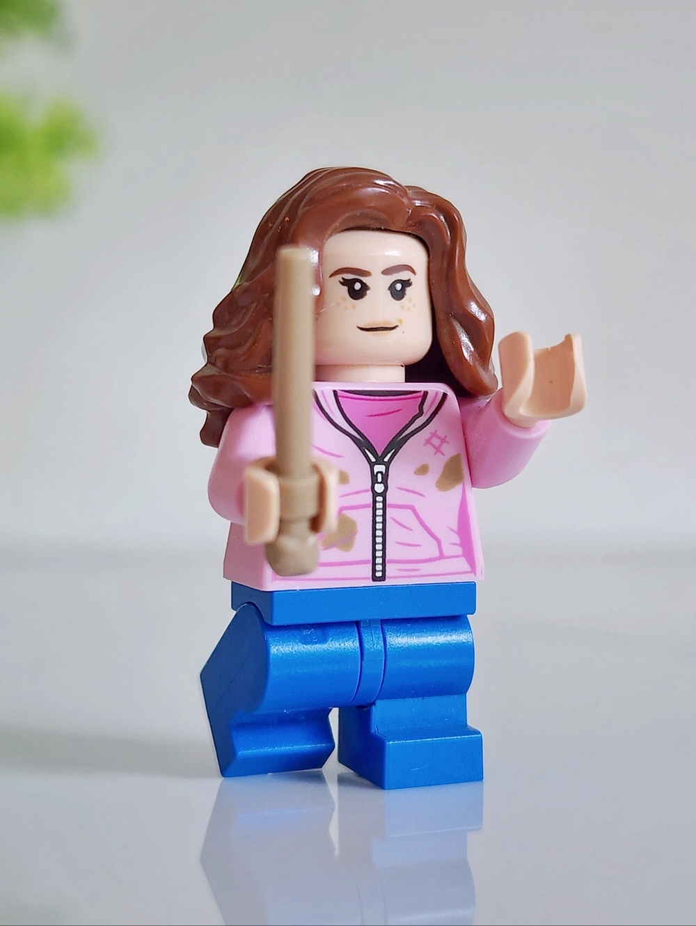 🩷 Authentic LEGO Harry Potter ~ Hermione Granger Minifigure Muddy Sweater 1.5"